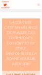 Mobile Screenshot of coutureacademie.com